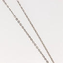 LOUIS VUITTON PandantifV Necklace metal Silver M65363 LV Auth 143094-5