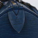 LOUIS VUITTON Epi Speedy 30 Hand Bag Toledo Blue M43005 LV Auth 143100-17