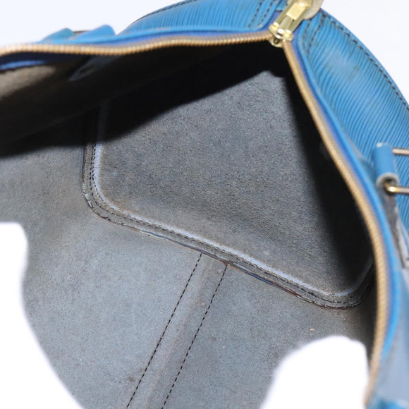 LOUIS VUITTON Epi Speedy 30 Hand Bag Toledo Blue M43005 LV Auth 143100