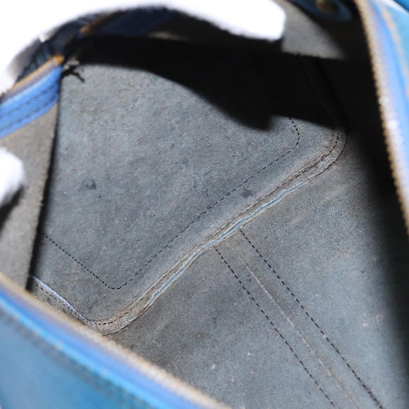 LOUIS VUITTON Epi Speedy 30 Hand Bag Toledo Blue M43005 LV Auth 143100