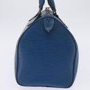 LOUIS VUITTON Epi Speedy 30 Hand Bag Toledo Blue M43005 LV Auth 143100-3