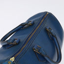 LOUIS VUITTON Epi Speedy 30 Hand Bag Toledo Blue M43005 LV Auth 143100-6