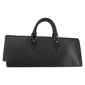 LOUIS VUITTON Epi Sac Triangle Hand Bag Black M52092 LV Auth 143103