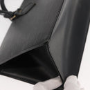 LOUIS VUITTON Epi Sac Triangle Hand Bag Black M52092 LV Auth 143103-8