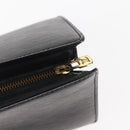 LOUIS VUITTON Epi Sac Triangle Hand Bag Black M52092 LV Auth 143103-9