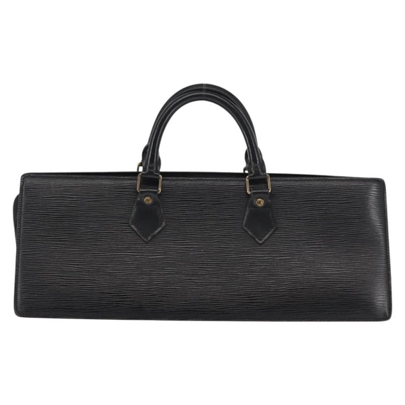 LOUIS VUITTON Epi Sac Triangle Hand Bag Black M52092 LV Auth 143103