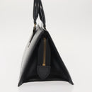 LOUIS VUITTON Epi Sac Triangle Hand Bag Black M52092 LV Auth 143103-3