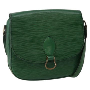LOUIS VUITTON Epi Saint Cloud GM Shoulder Bag Green M52194 LV Auth 143105