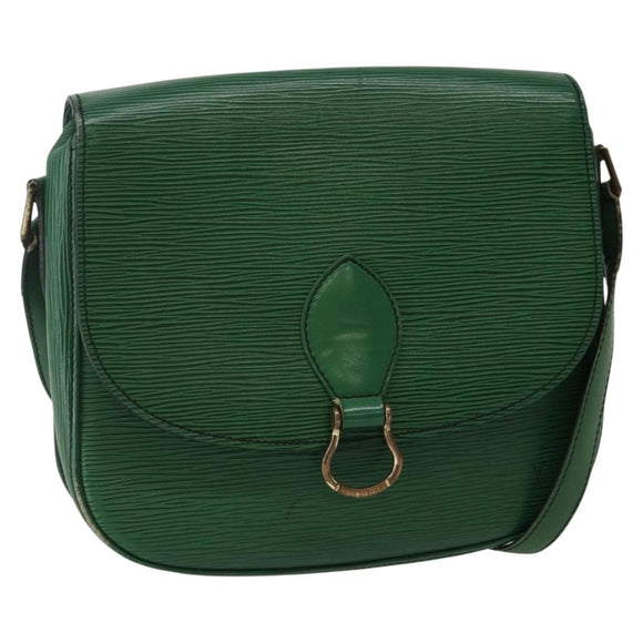 LOUIS VUITTON Epi Saint Cloud GM Shoulder Bag Green M52194 LV Auth 143105