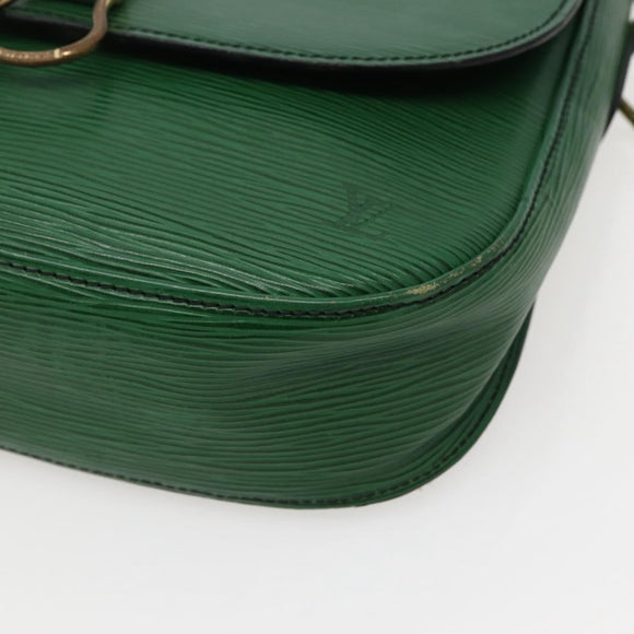 LOUIS VUITTON Epi Saint Cloud GM Shoulder Bag Green M52194 LV Auth 143105