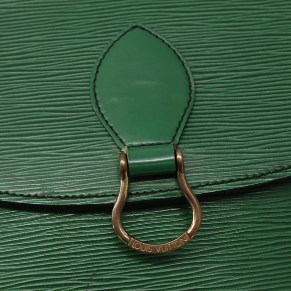 LOUIS VUITTON Epi Saint Cloud GM Shoulder Bag Green M52194 LV Auth 143105