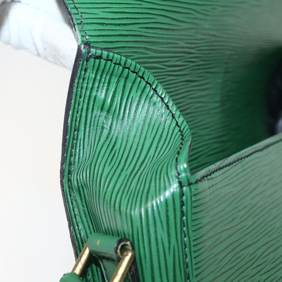 LOUIS VUITTON Epi Saint Cloud GM Shoulder Bag Green M52194 LV Auth 143105