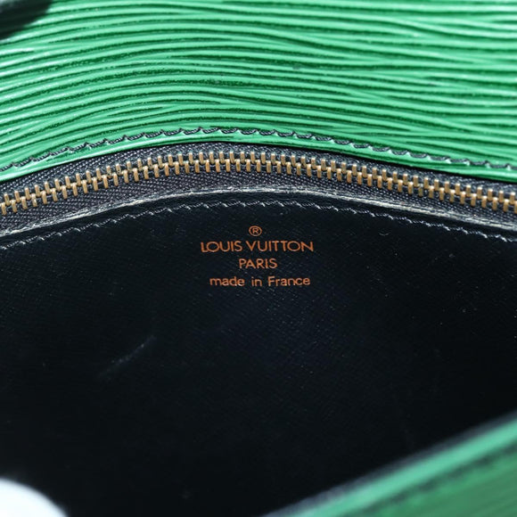 LOUIS VUITTON Epi Saint Cloud GM Shoulder Bag Green M52194 LV Auth 143105