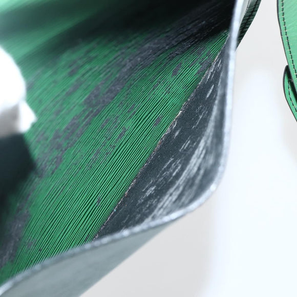 LOUIS VUITTON Epi Saint Cloud GM Shoulder Bag Green M52194 LV Auth 143105