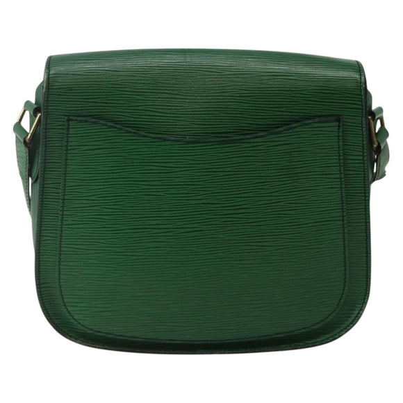 LOUIS VUITTON Epi Saint Cloud GM Shoulder Bag Green M52194 LV Auth 143105