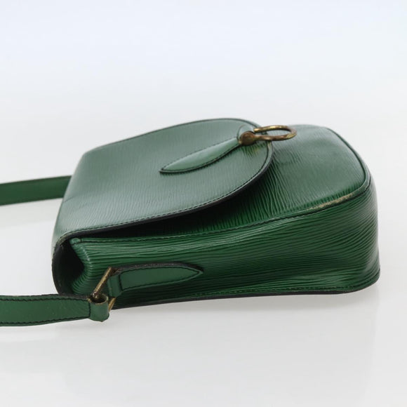 LOUIS VUITTON Epi Saint Cloud GM Shoulder Bag Green M52194 LV Auth 143105