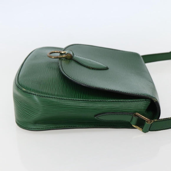 LOUIS VUITTON Epi Saint Cloud GM Shoulder Bag Green M52194 LV Auth 143105