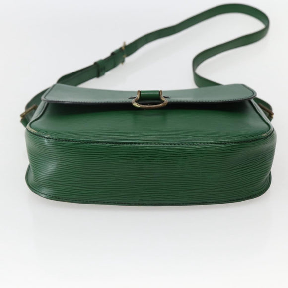 LOUIS VUITTON Epi Saint Cloud GM Shoulder Bag Green M52194 LV Auth 143105