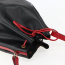 LOUIS VUITTON Epi Noe Shoulder Bag Bicolor Black Red M44017 LV Auth 143106-6