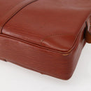 LOUIS VUITTON Epi Porte Documents Voyage Business Bag Brown M54478 Auth 143107-8