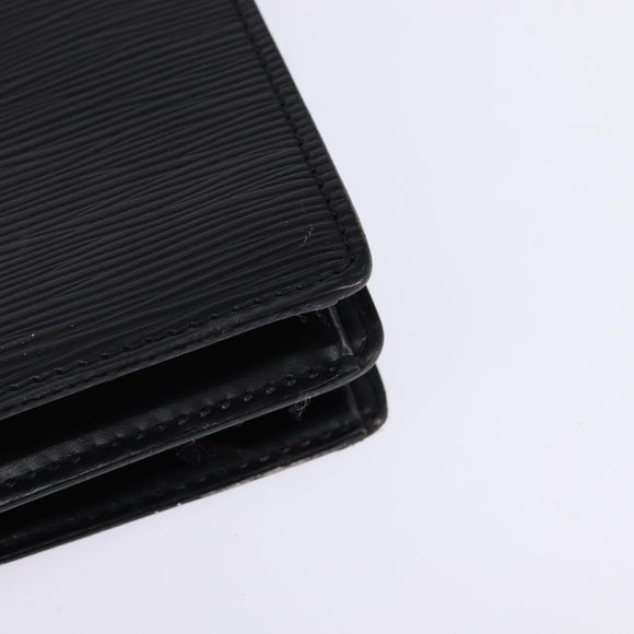 LOUIS VUITTON Epi Angian Shoulder Bag 2way Black M52112 LV Auth 143108