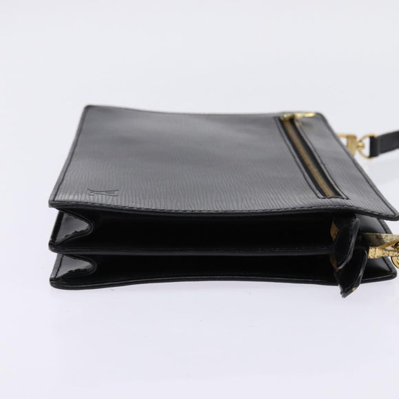 LOUIS VUITTON Epi Angian Shoulder Bag 2way Black M52112 LV Auth 143108