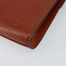 LOUIS VUITTON Epi Art Deco Clutch Bag Brown M52633 LV Auth 143109-15
