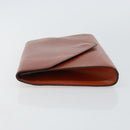 LOUIS VUITTON Epi Art Deco Clutch Bag Brown M52633 LV Auth 143109-4