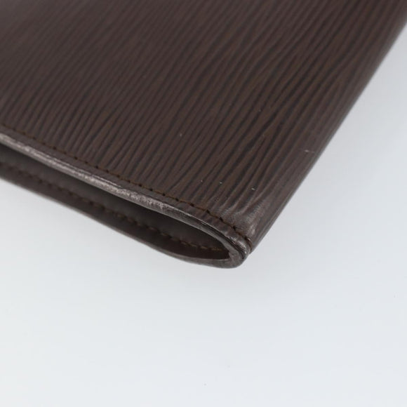 LOUIS VUITTON Epi Pochette Accessoires Pouch Mokka M5294D LV Auth 143110A