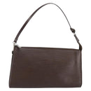 LOUIS VUITTON Epi Pochette Accessoires Pouch Mokka M5294D LV Auth 143110A-1