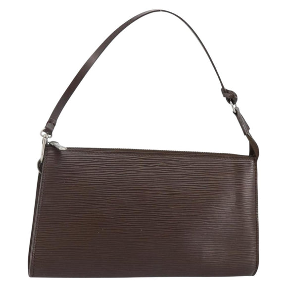 LOUIS VUITTON Epi Pochette Accessoires Pouch Mokka M5294D LV Auth 143110A