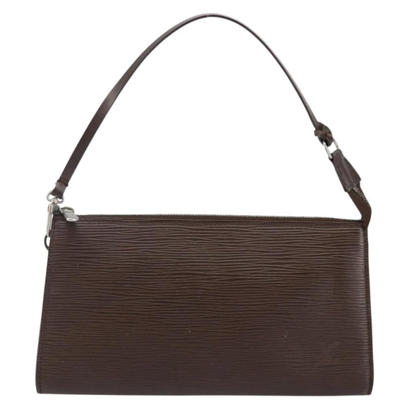 LOUIS VUITTON Epi Pochette Accessoires Pouch Mokka M5294D LV Auth 143110A