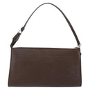LOUIS VUITTON Epi Pochette Accessoires Pouch Mokka M5294D LV Auth 143110A-2