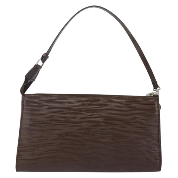 LOUIS VUITTON Epi Pochette Accessoires Pouch Mokka M5294D LV Auth 143110A