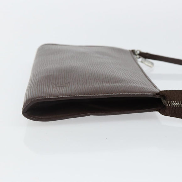 LOUIS VUITTON Epi Pochette Accessoires Pouch Mokka M5294D LV Auth 143110A