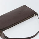 LOUIS VUITTON Epi Pochette Accessoires Pouch Mokka M5294D LV Auth 143110A-6