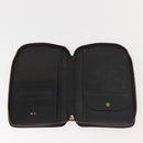 LOUIS VUITTON Epi Poche Escapade Travel Case Black LV Auth 143112-9
