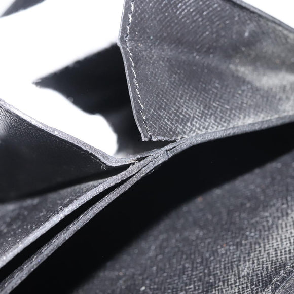 LOUIS VUITTON Epi Poche Escapade Travel Case Black LV Auth 143112