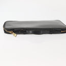 LOUIS VUITTON Epi Poche Escapade Travel Case Black LV Auth 143112-4