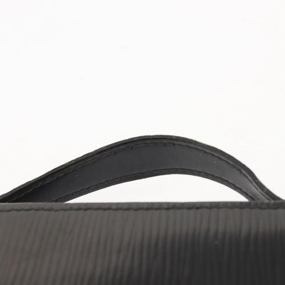 LOUIS VUITTON Epi Poche Escapade Travel Case Black LV Auth 143112