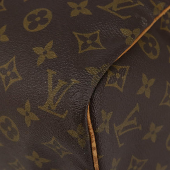 LOUIS VUITTON Monogram Sac Souple 35 Boston Bag M41626 LV Auth 143116