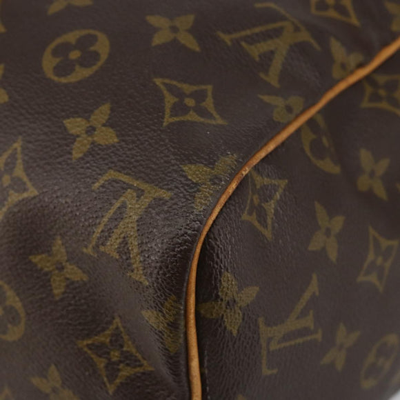 LOUIS VUITTON Monogram Sac Souple 35 Boston Bag M41626 LV Auth 143116