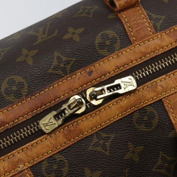 LOUIS VUITTON Monogram Sac Souple 35 Boston Bag M41626 LV Auth 143116