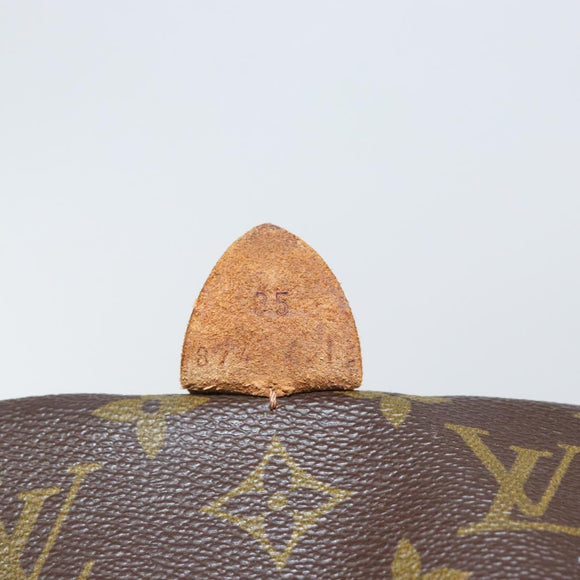 LOUIS VUITTON Monogram Sac Souple 35 Boston Bag M41626 LV Auth 143116