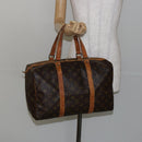 LOUIS VUITTON Monogram Sac Souple 35 Boston Bag M41626 LV Auth 143116-22