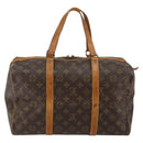 LOUIS VUITTON Monogram Sac Souple 35 Boston Bag M41626 LV Auth 143116-2