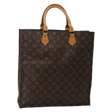 LOUIS VUITTON Monogram Sac Plat Hand Bag M51140 LV Auth 143117