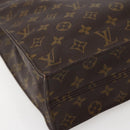 LOUIS VUITTON Monogram Sac Plat Hand Bag M51140 LV Auth 143117-14