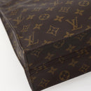 LOUIS VUITTON Monogram Sac Plat Hand Bag M51140 LV Auth 143117-16