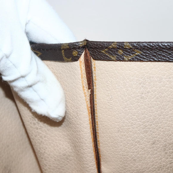 LOUIS VUITTON Monogram Sac Plat Hand Bag M51140 LV Auth 143117